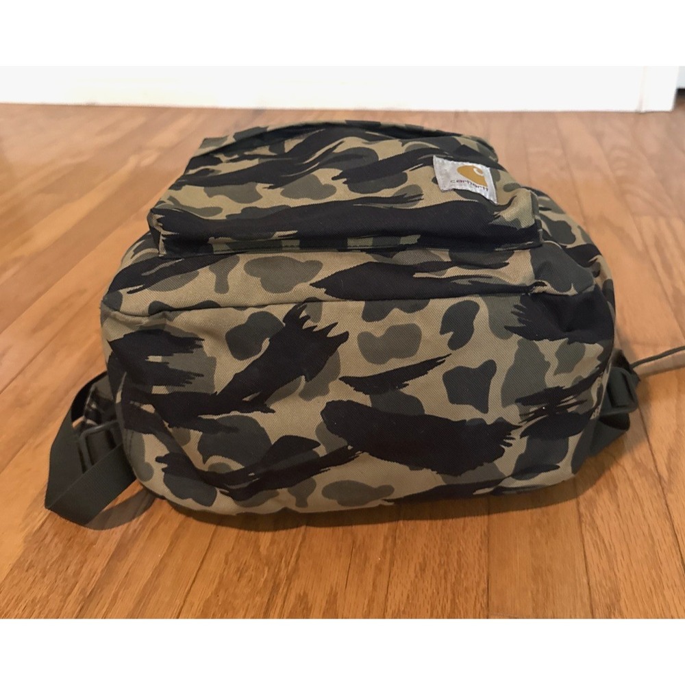 Carhartt Backpack Camouflage Green 21L Classic Laptop School Book Bag Travel - Picture 6 of 10